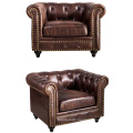 Tufted Chesterfield Arm Chair Sofa Wholesale Furniture